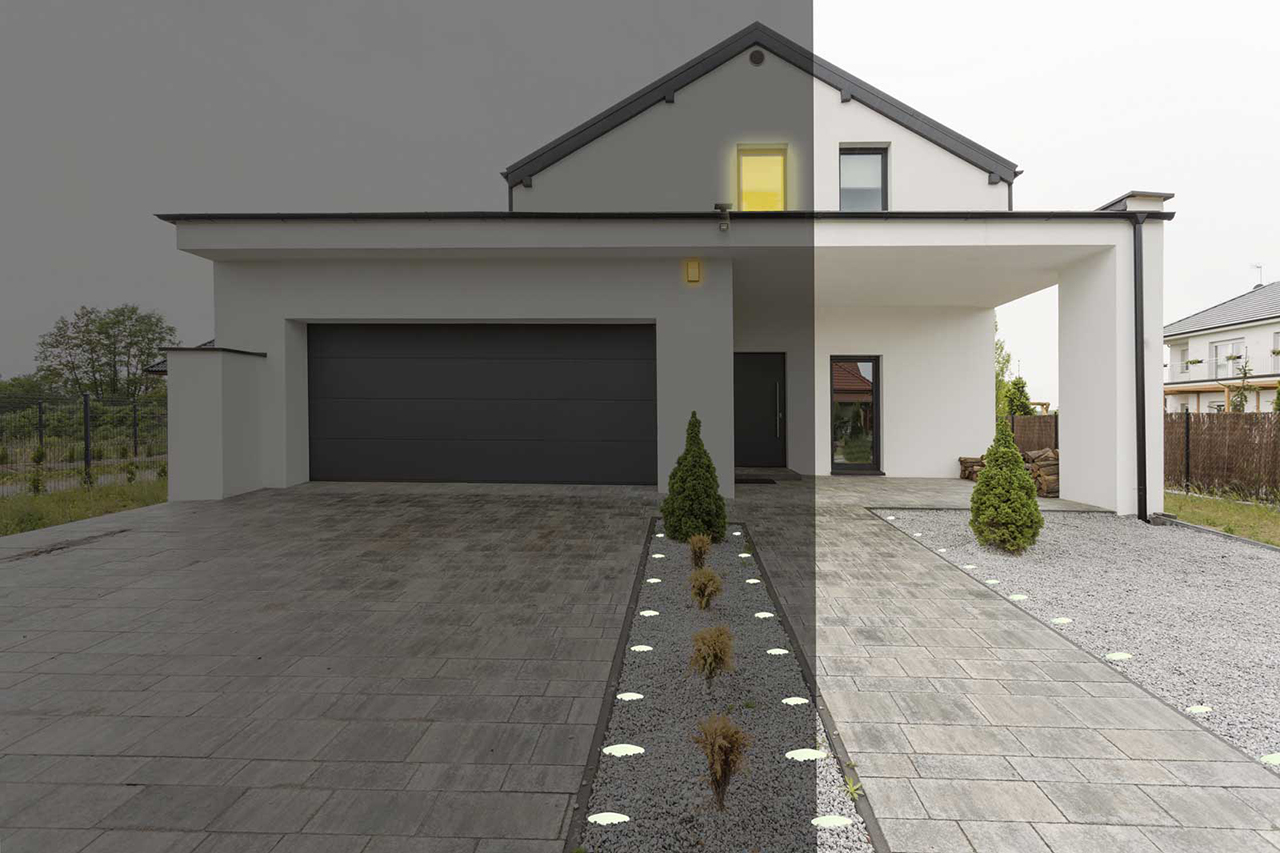 New design white villa